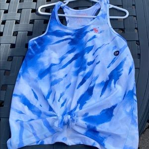 Girls tie-dye tank